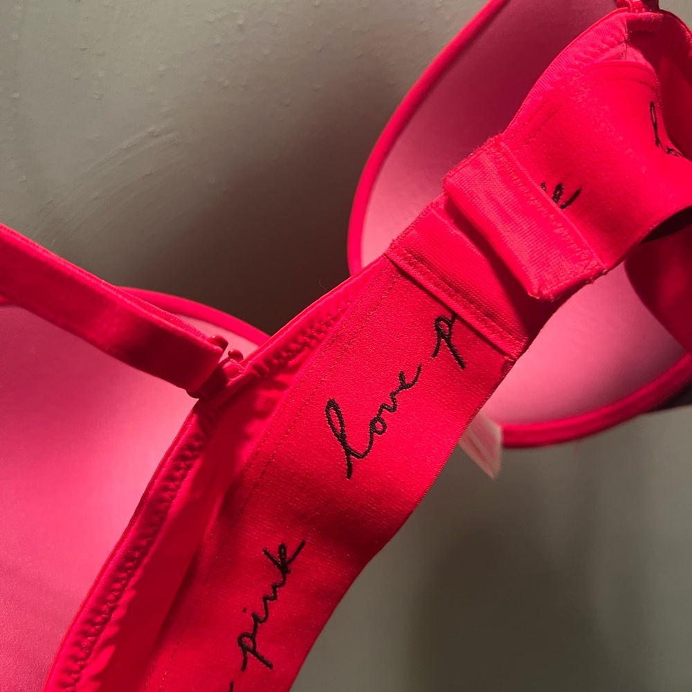 Vibrant Red Bra by [Brand]